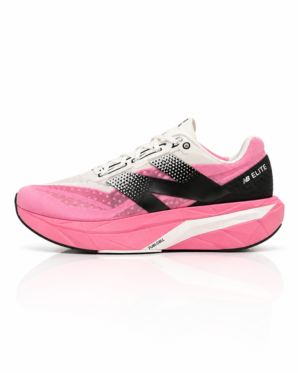 Tênis New Balance FuelCell Rebel V4 Rosa/Branco Premium