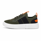 Tênis OSKLEN Verde Militar/Laranja