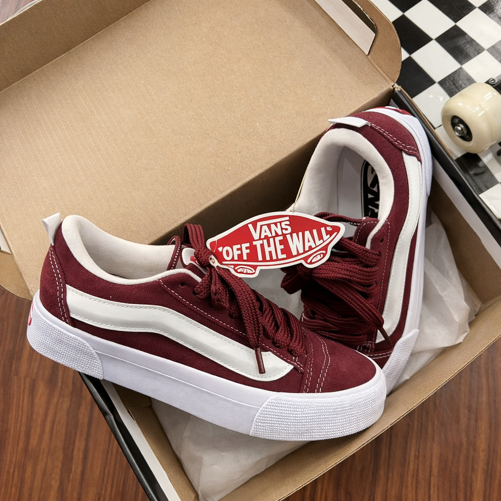 TÊNIS Vans KNU- bordo