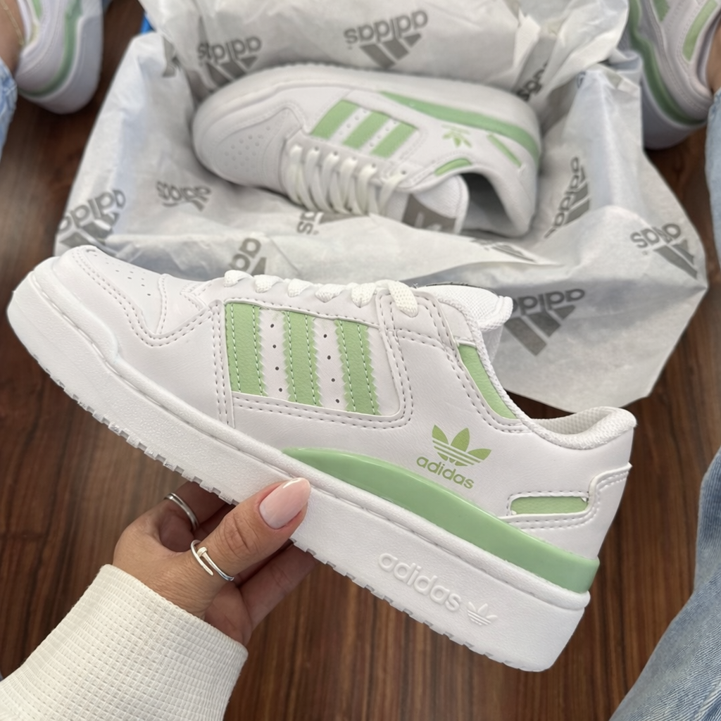 Tênis Forum Low - branco/menta