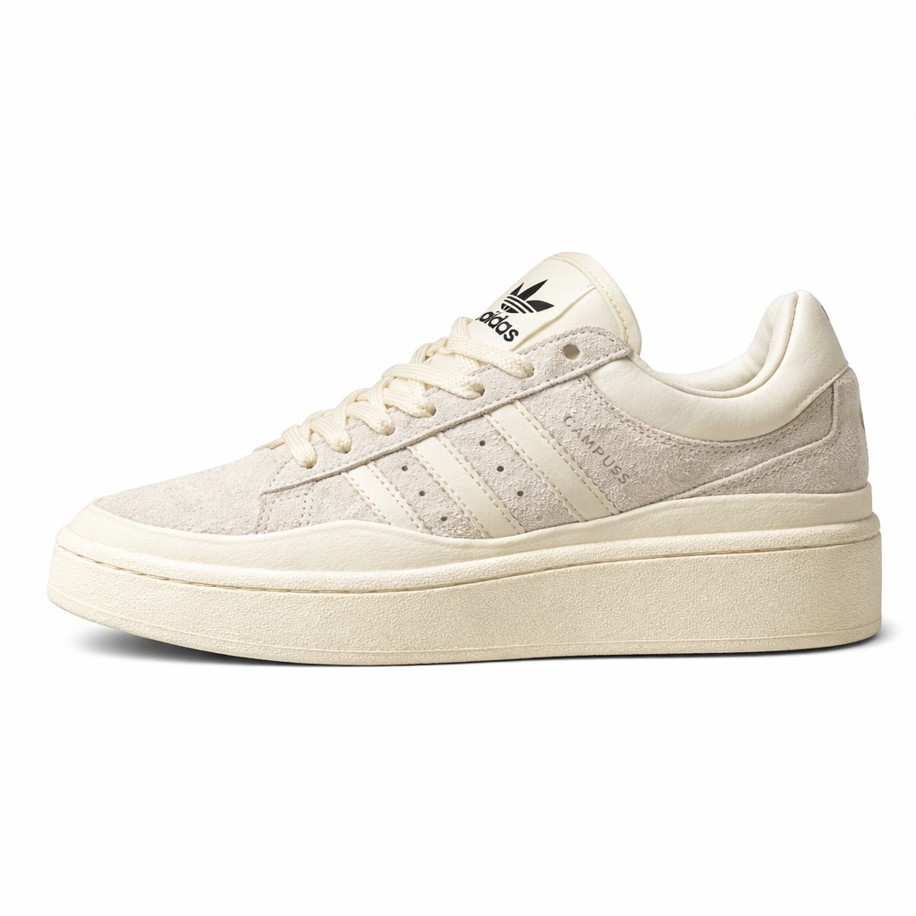 Tênis Adidas Campus bad bunny - cinza/branco