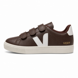 Velcro Marrom / Branco