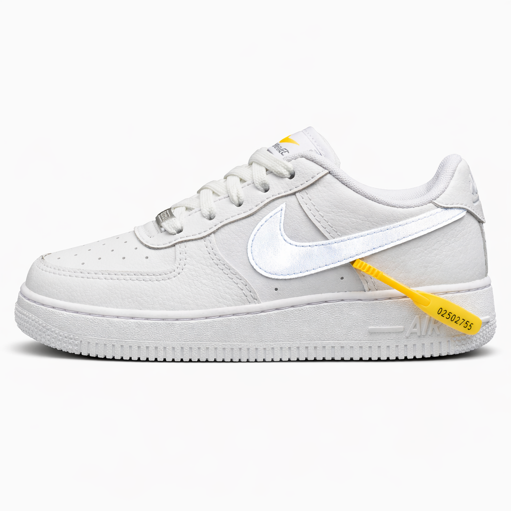 Tênis Air Force 1 Reflexivo Infantil - Branco