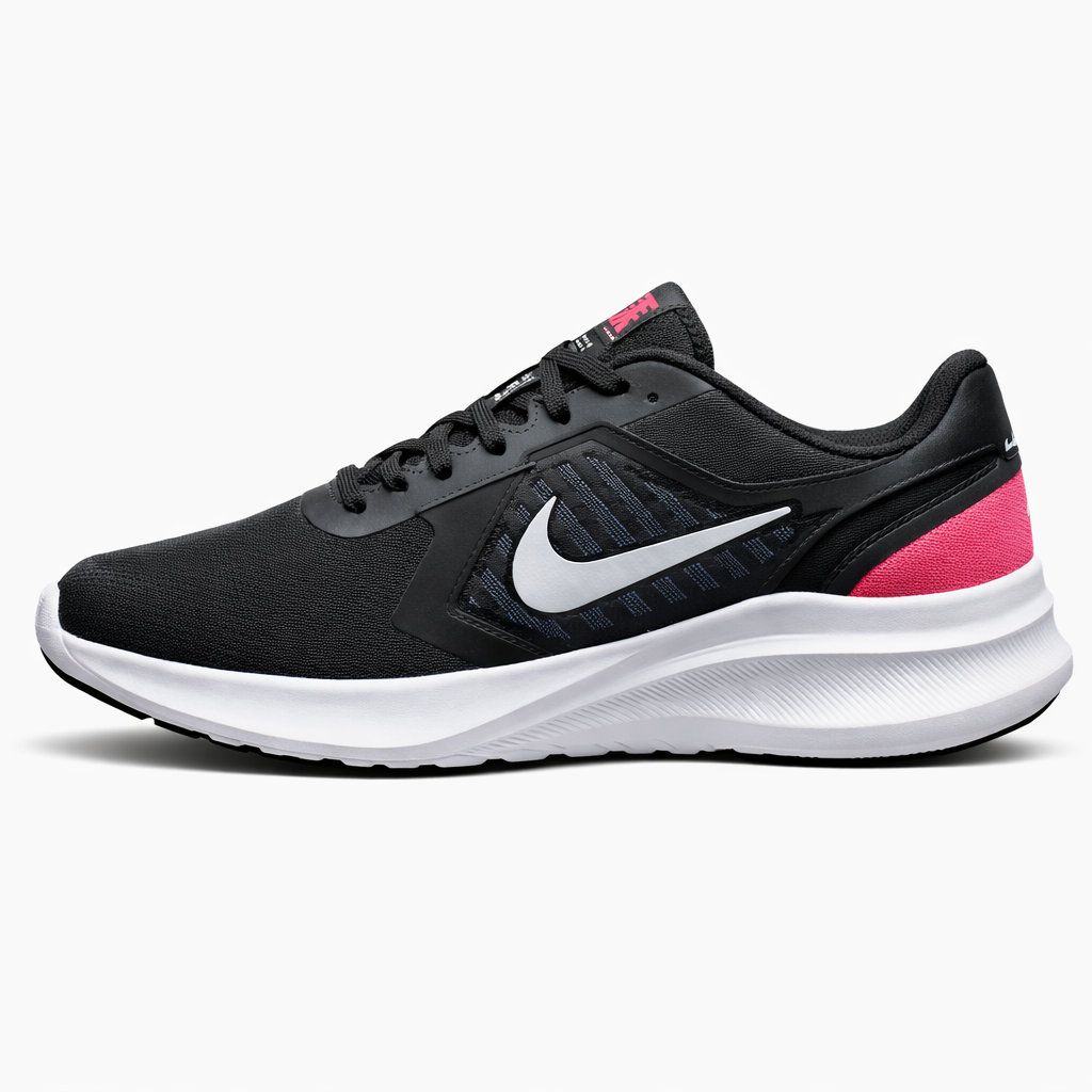 Tênis running Esportivo - preto pink