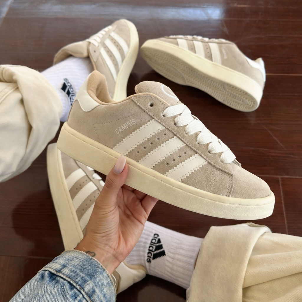 Tênis Adidas Campus - Bege