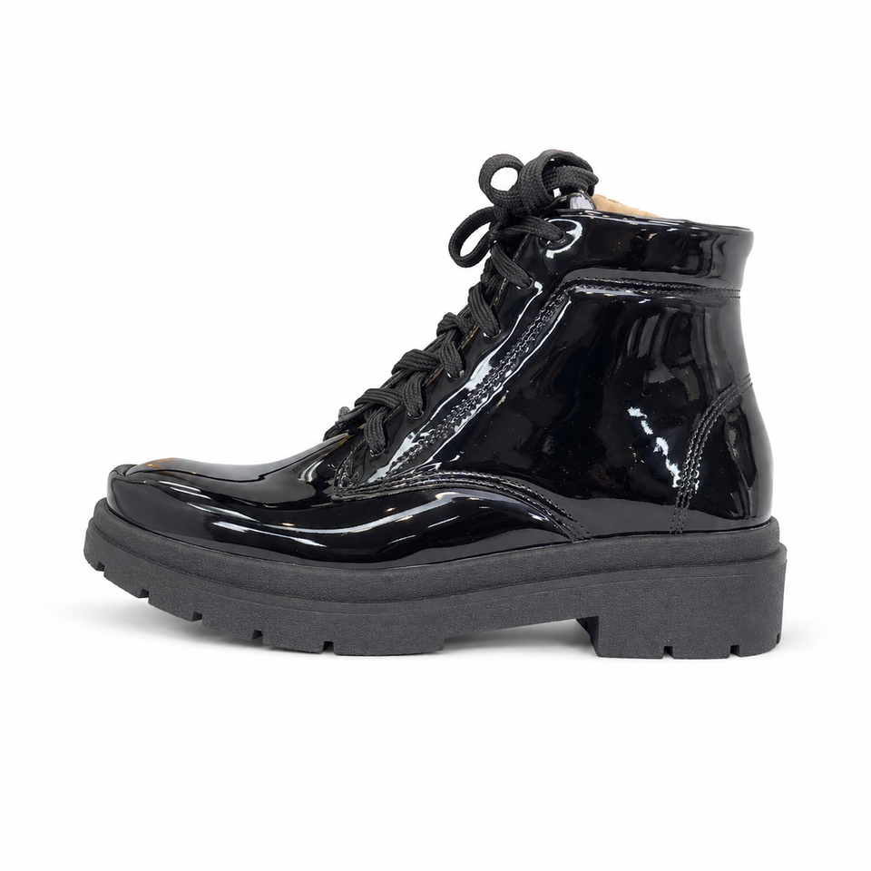 Bota Vinil Flatform – Preto