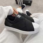Tênis Superstar Slip-On - Preto/Branco