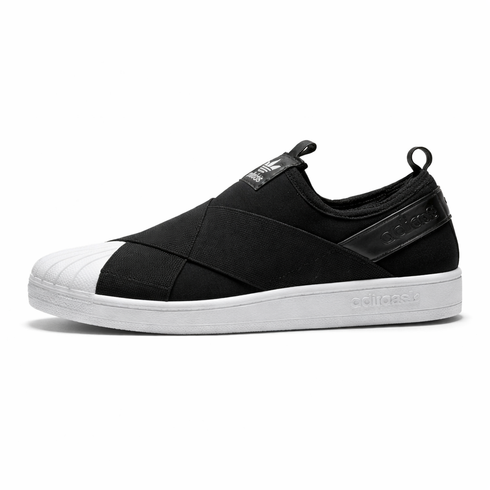 Tênis Superstar Slip-On - Preto/Branco