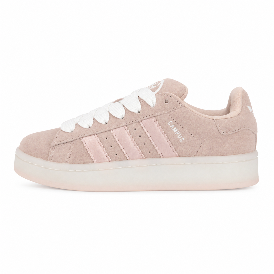 Adidas Campus – Flamingo Linha Luxo | Camurça Natural