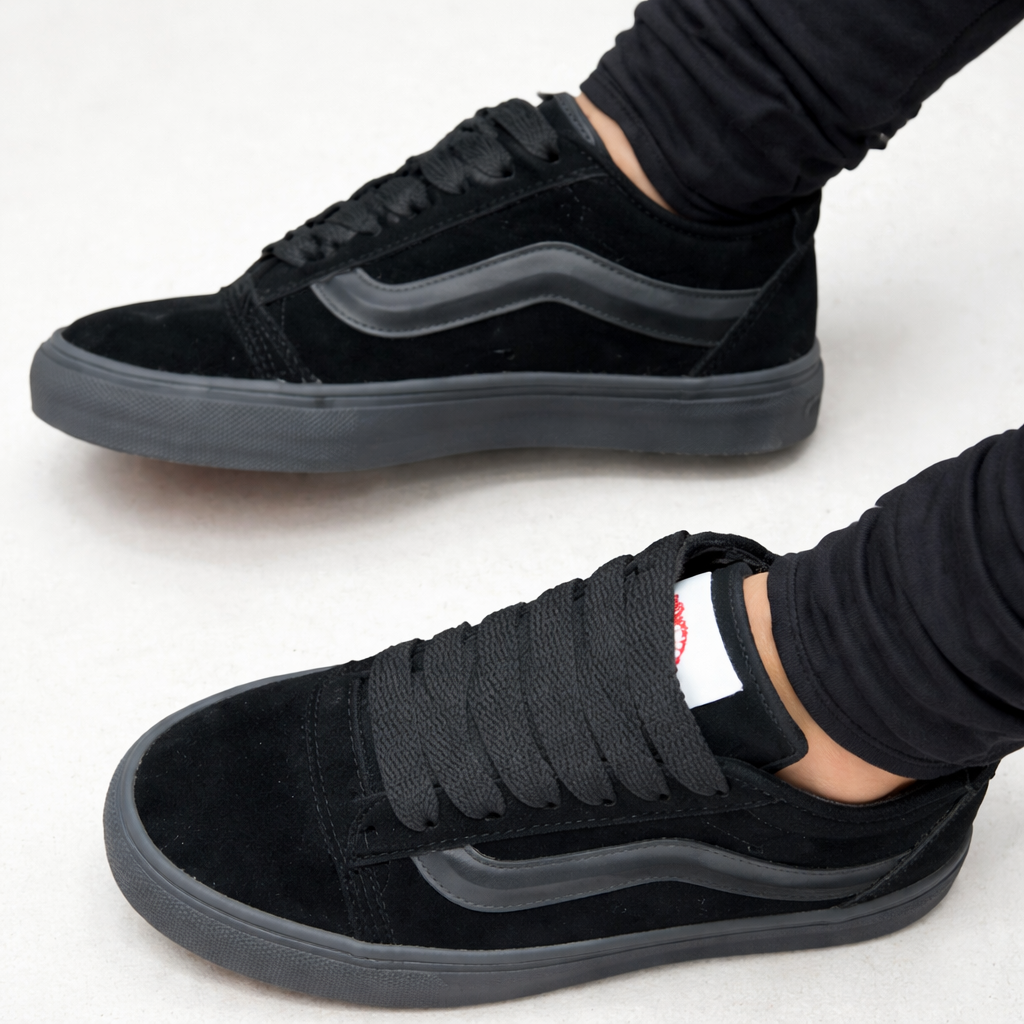 TÊNIS Vans KNU- preto/preto