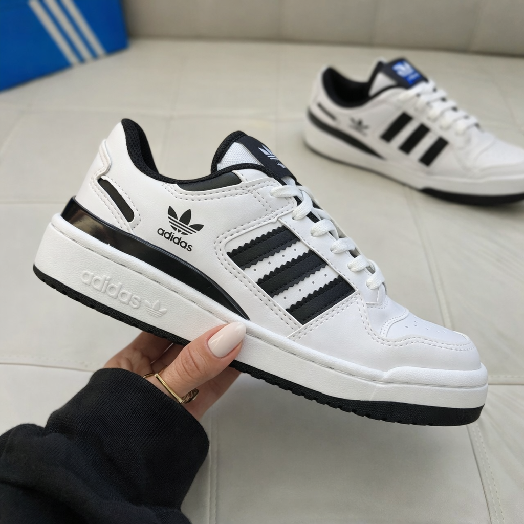 Tênis Forum Low 84 ADV - Branco/Preto