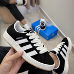Tênis Adidas Campus - Preto Branco