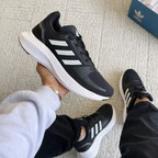 Tênis Corrida Run Falcon 2.0 - Preto/Branco
