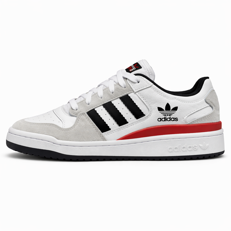 Tênis Forum Low 84 ADV - Cinza/Vermelho