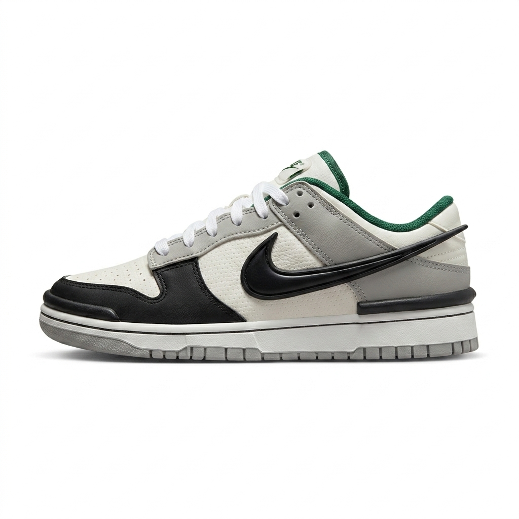 Tênis Nike Dunk Twist – Branco/Preto/Verde