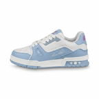 Tênis Louis Vuitton Trainer 54 Branco/Azul BB Premium