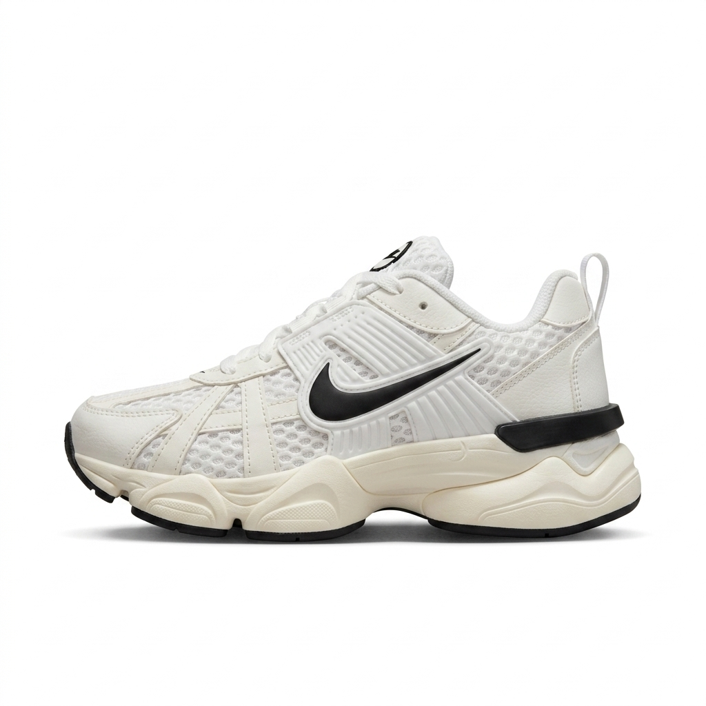 Tênis Nike V2K Run Branco/Preto Premium