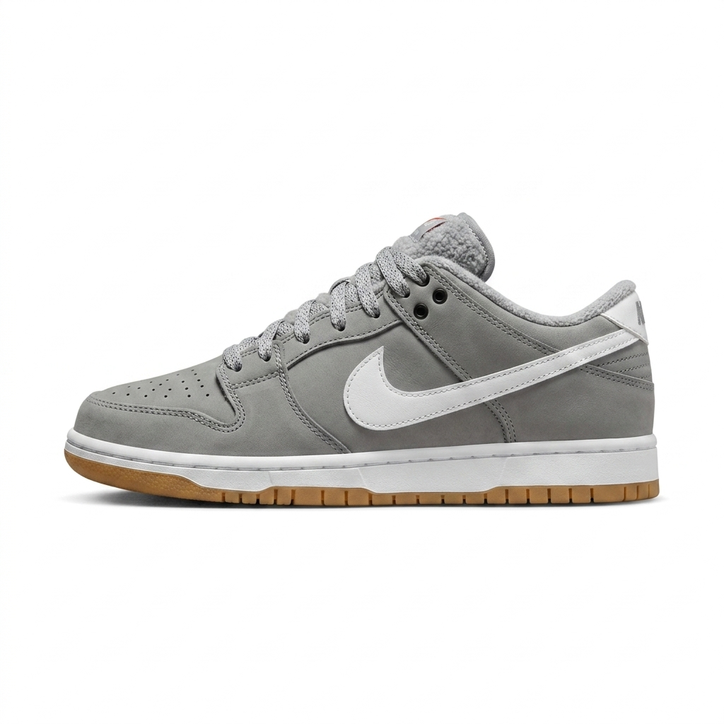 Tênis SB Dunk Grey Gum 🩶🤍🟤 – Linha Prime