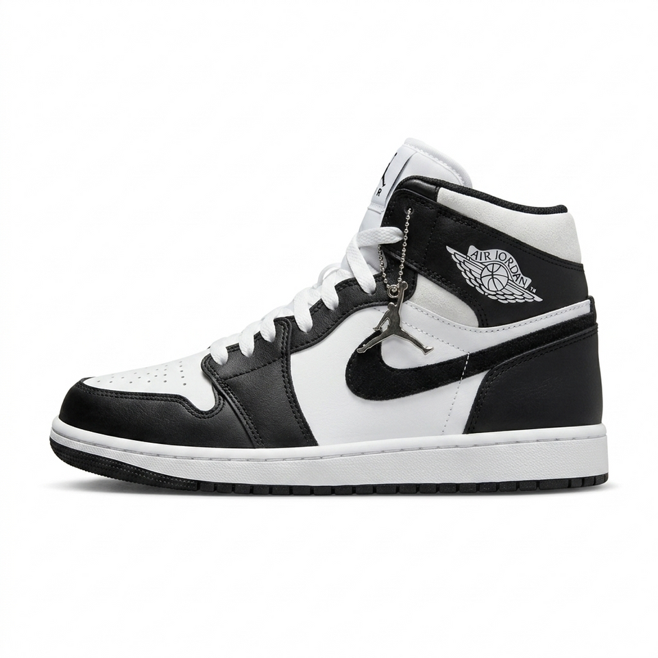 Tênis Nike Air Jordan High – Branco / Preto Premium