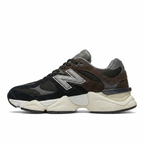 Tênis New Balance 9060 Couro - Preto/Marrom
