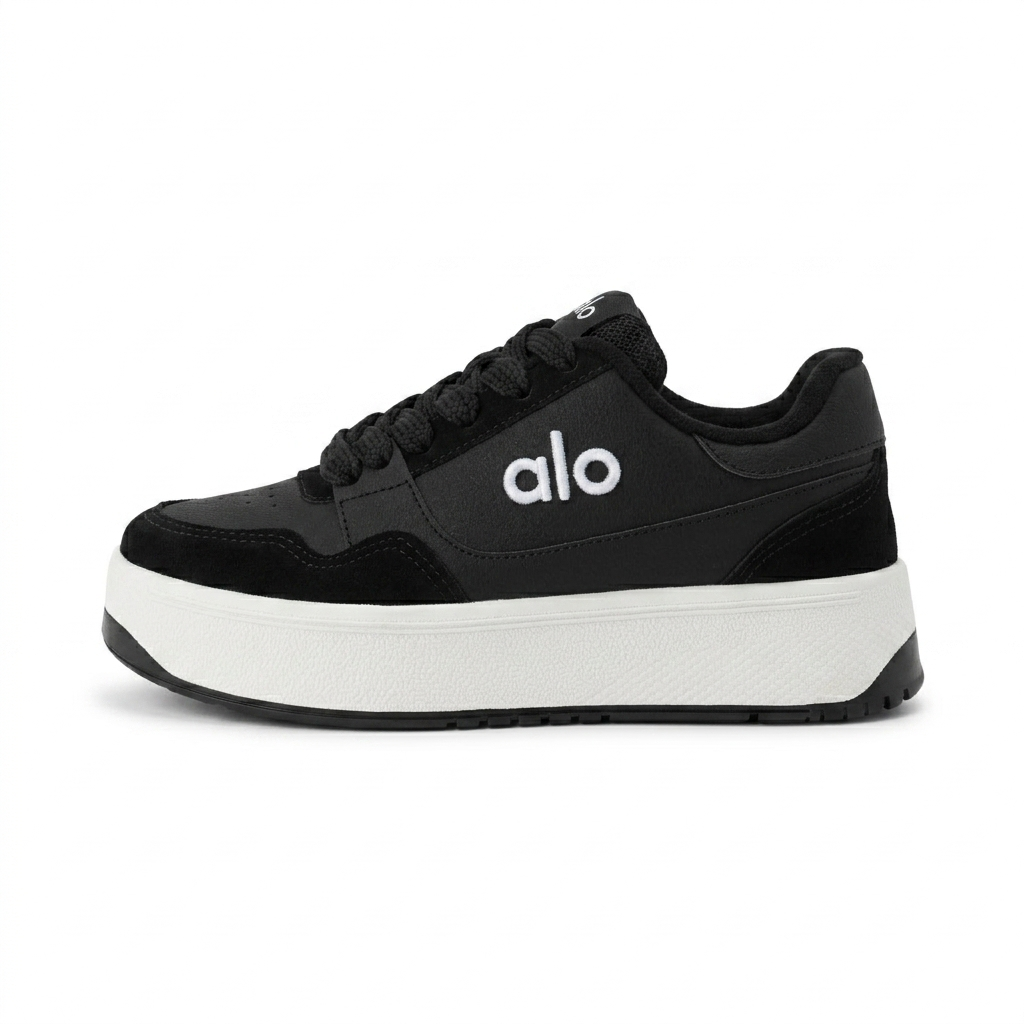 Tênis Alo Plataforma Preto/Preto (Primeira Linha)