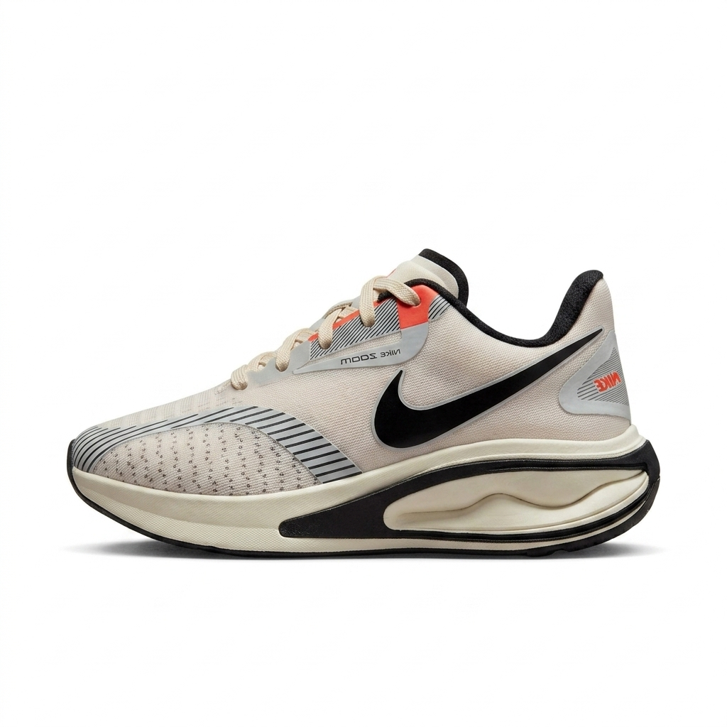 Tênis Nike Air Zoom – Off White/Laranja