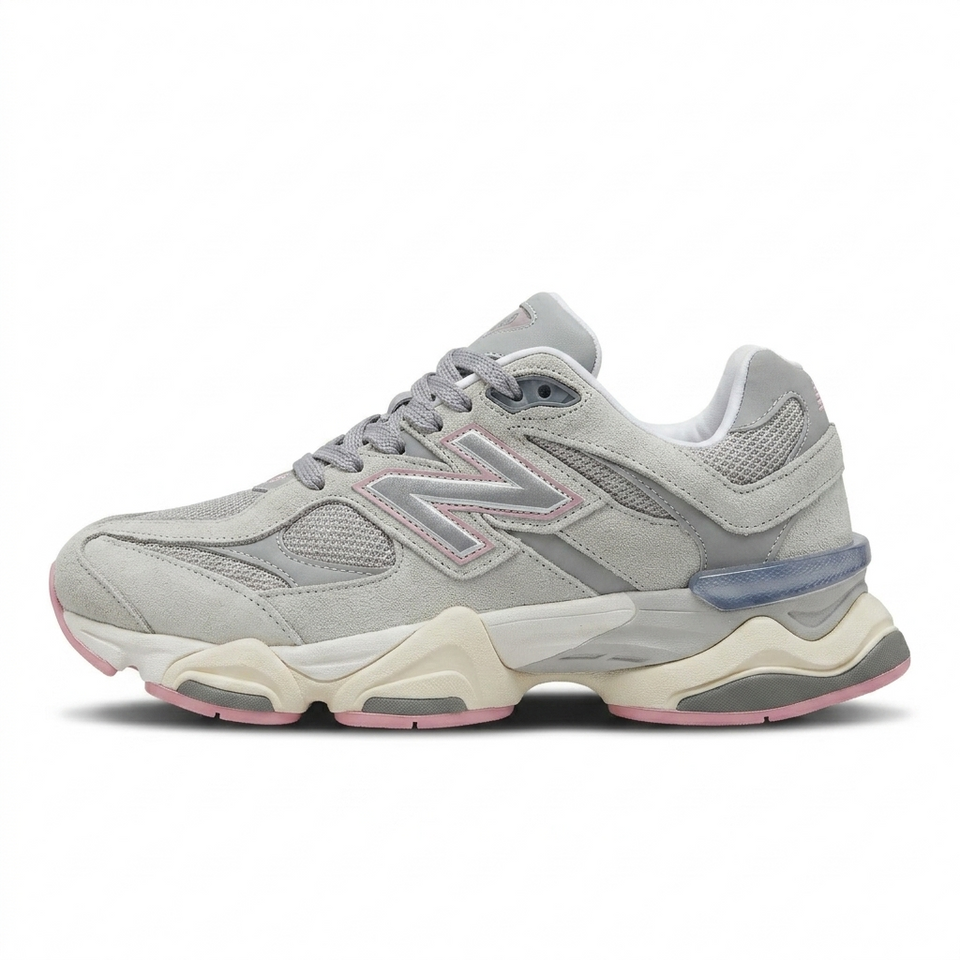 Tênis New Balance 9060 – Cinza/Rosa