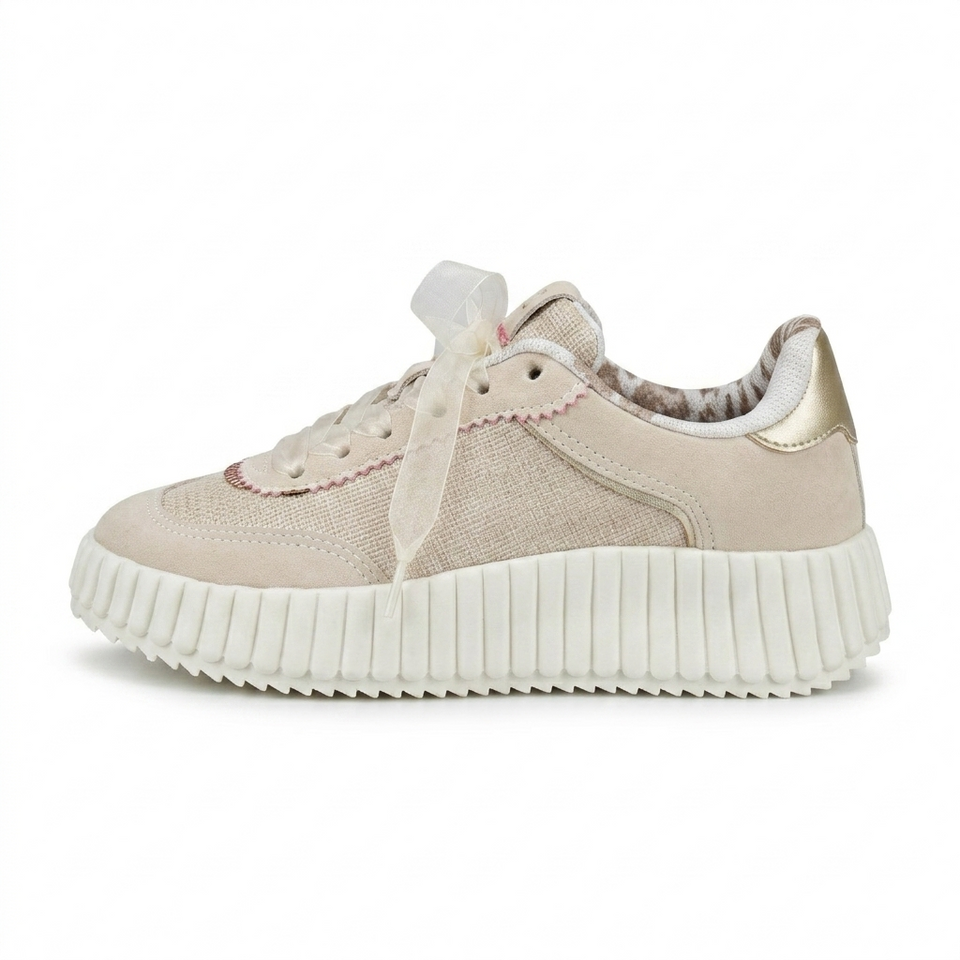Tênis Casual Quenz Miu Miu Off/Off