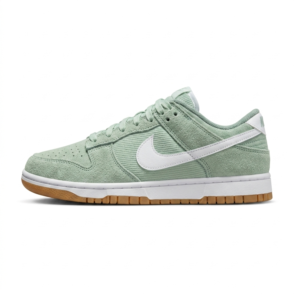 SB Dunk Low Couro – Menta Linha Luxo
