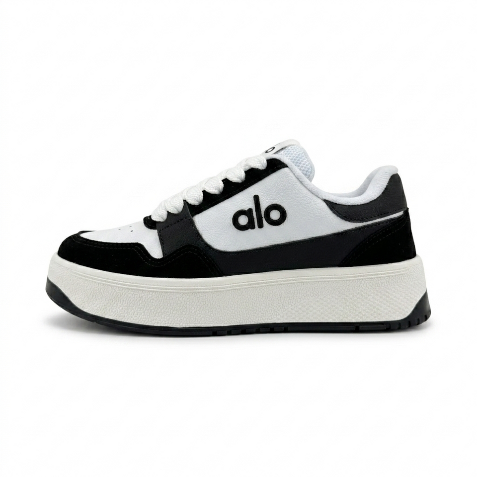 Tênis Alo Plataforma Preto/Branco (Primeira Linha)