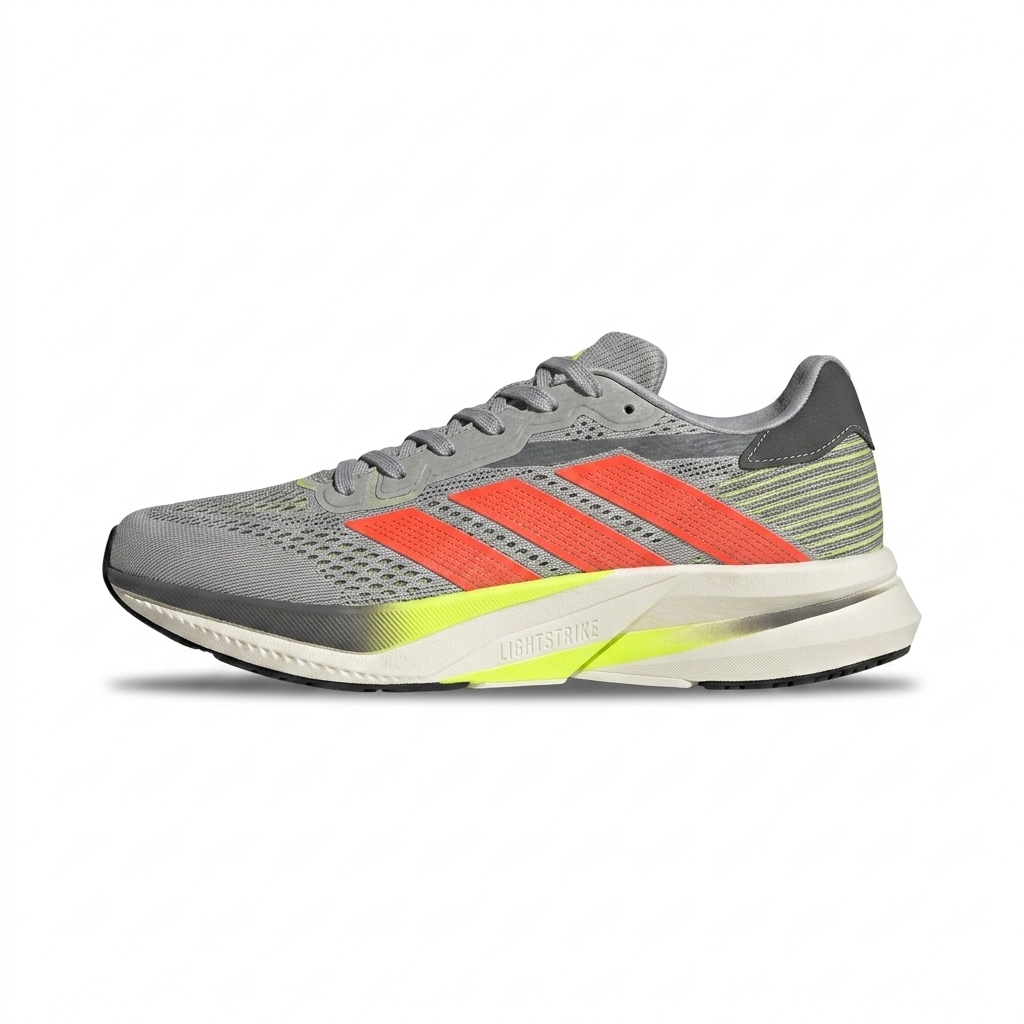 Tênis Adidas Duramo Speed – Cinza/Laranja Neon