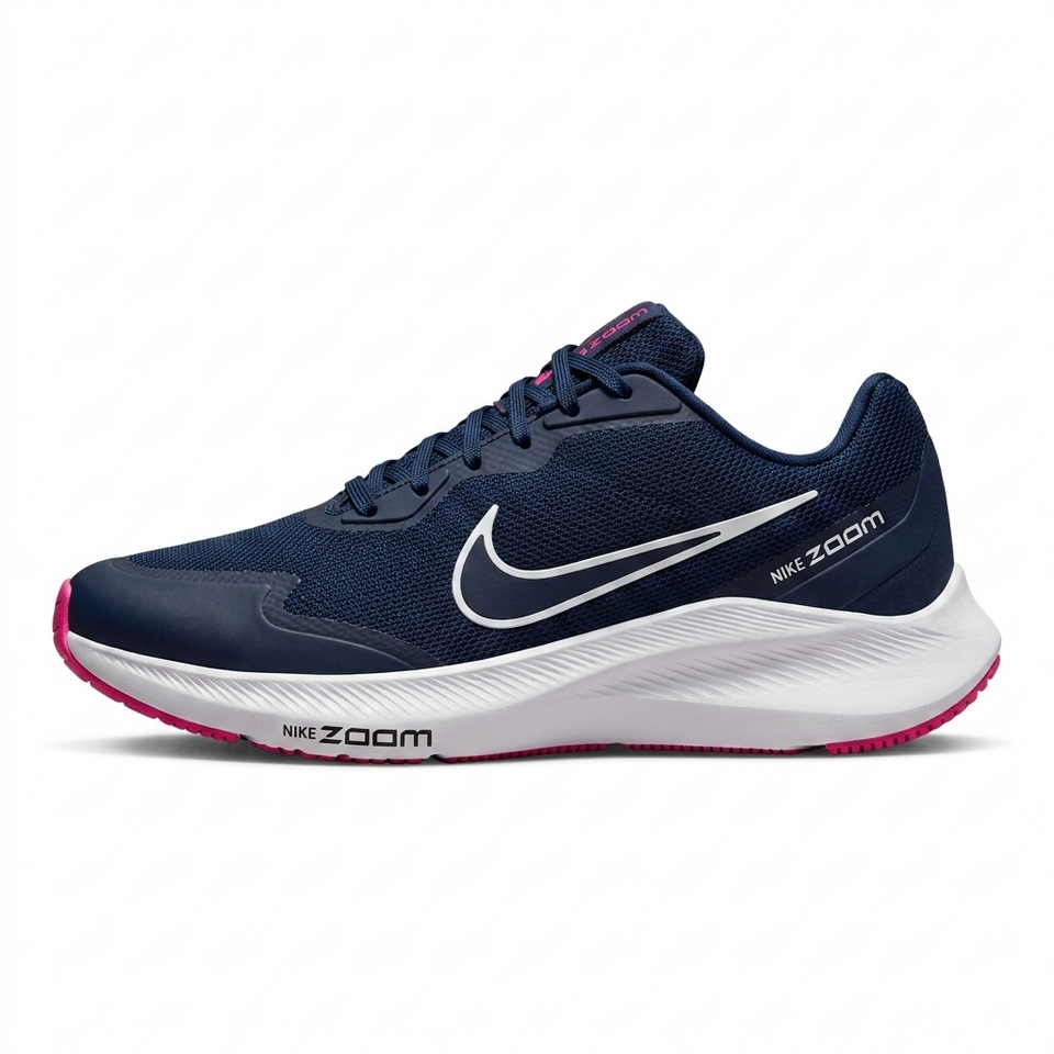 Tênis Nike Zoom 04 Azul Marinho/Rosa