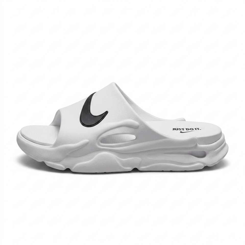 Chinelo Nike Slide Just Do It – Branco/Preto