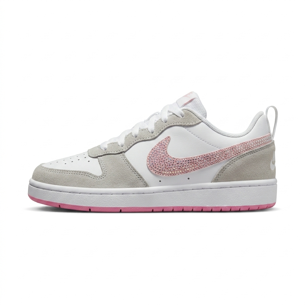 Tênis Court Borough Low Recraft – Cinza/Rosa