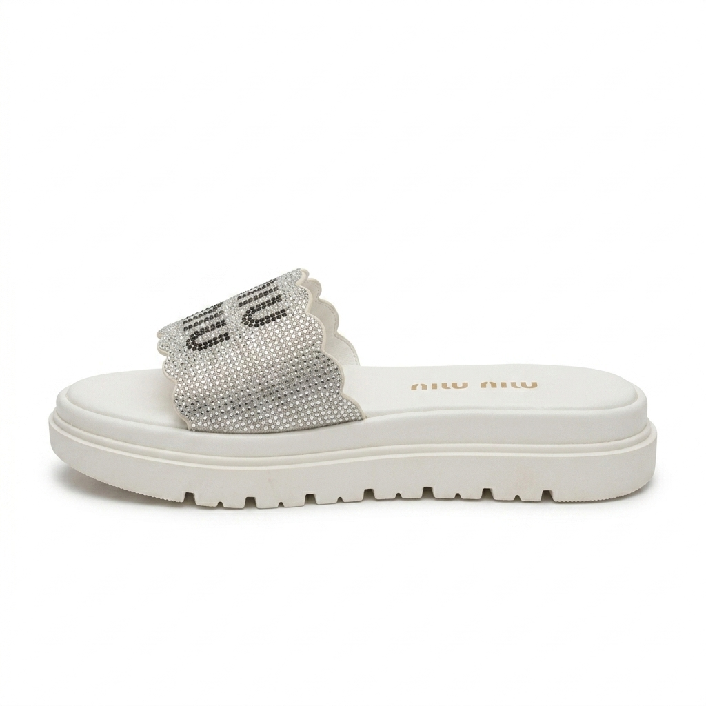 Papete Miu Miu Strass – Off White