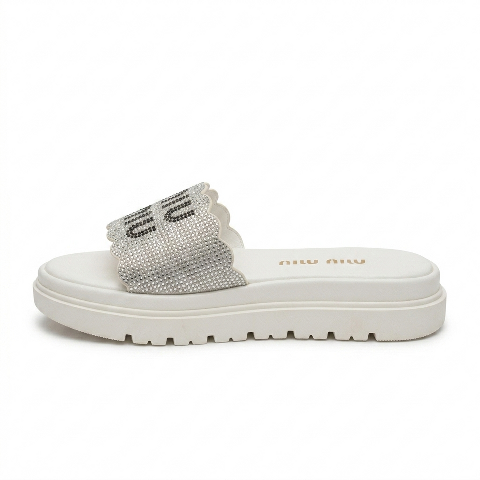 Papete Miu Miu Strass – Off White