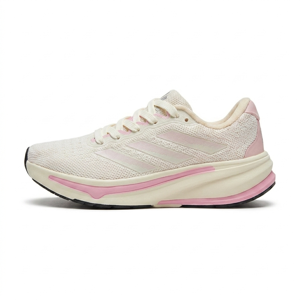 Adidas Supernova  Off White / Rosa Claro  Cabedal Tricot