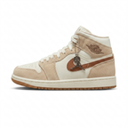 Tênis Nike Air Jordan High – Marfim / Rose / Marrom