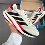 Tênis Adidas Sport Branco/Preto/Vermelho Primeira Linha