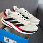 Tênis Adidas Sport Branco/Preto/Vermelho Primeira Linha