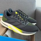 Tênis Adidas Sport Grafite/Amarelo Neon Primeira Linha