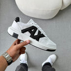 Tênis Armani Luxo – Branco/Preto