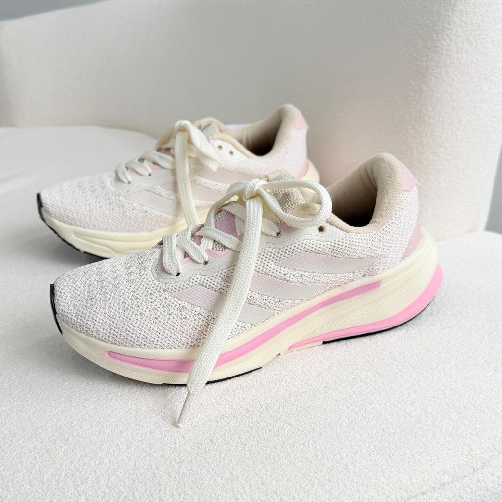 Adidas Supernova  Off White / Rosa Claro  Cabedal Tricot
