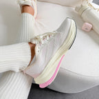 Adidas Supernova  Off White / Rosa Claro  Cabedal Tricot