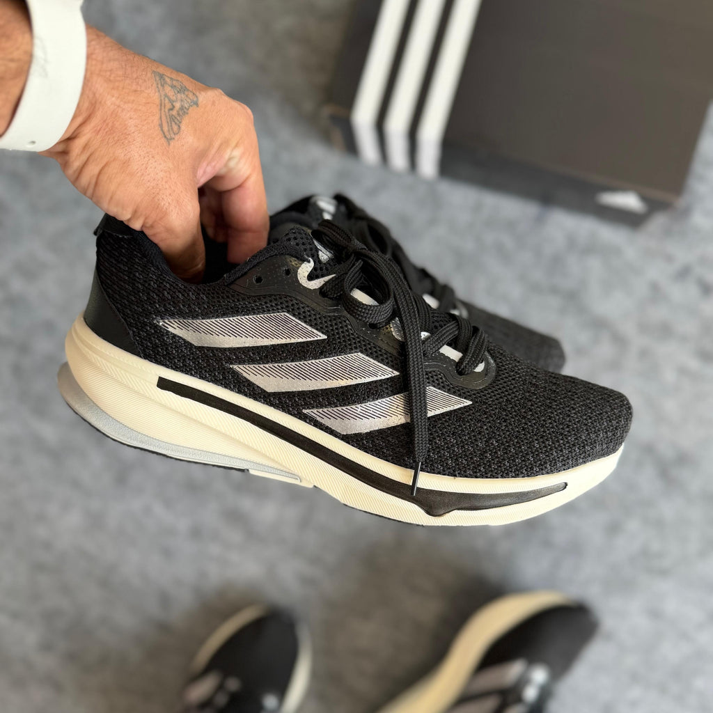 Adidas Supernova Knit Preto/Prata