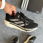 Adidas Supernova Preto/Prata Cabedal Knit Masculino