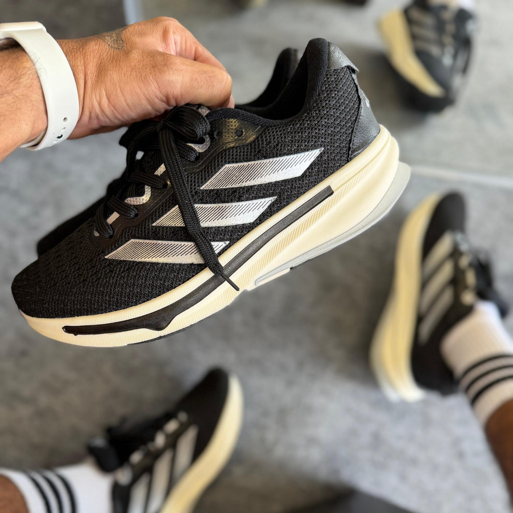 Adidas Supernova Knit Preto/Prata