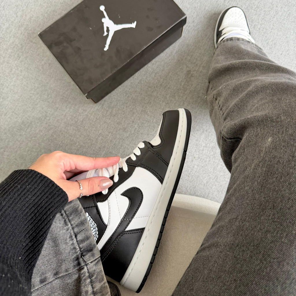Tênis Nike Air Jordan High – Branco / Preto Premium