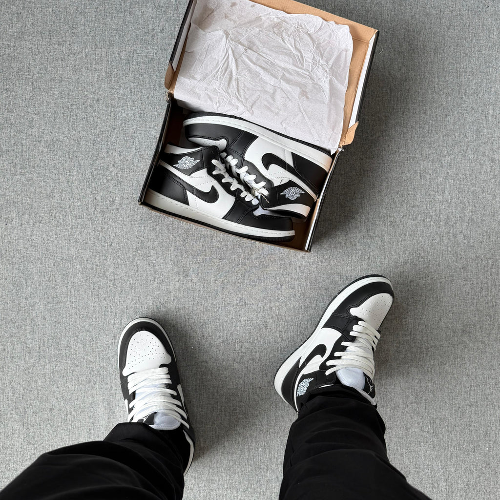 Tênis Nike Air Jordan High – Branco / Preto Premium