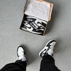 Tênis Nike Air Jordan High – Branco / Preto Premium